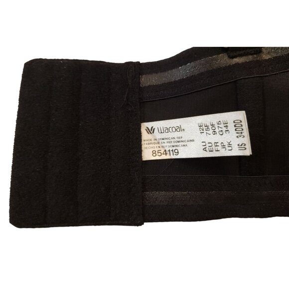 Wacoal Women's Red Carpet Strapless Full Bust Underwire Bra 854119 Black Sz 34DD - Picture 7 of 9